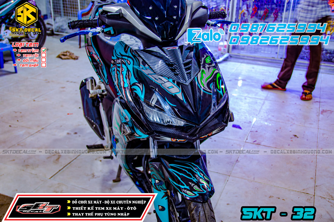 tem trùm winner x xanh đen