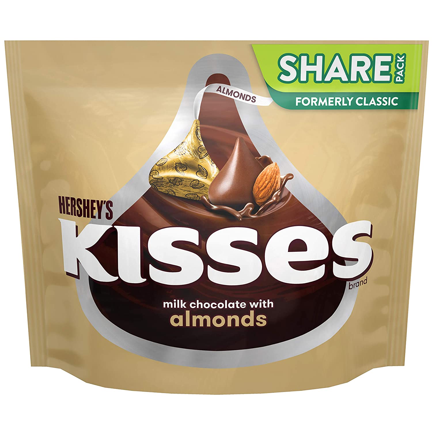 Kẹo Socola Hershey s Kisses Chocolate Tự Nhiên Thơm Ngon, Dịu Ngọt  100%