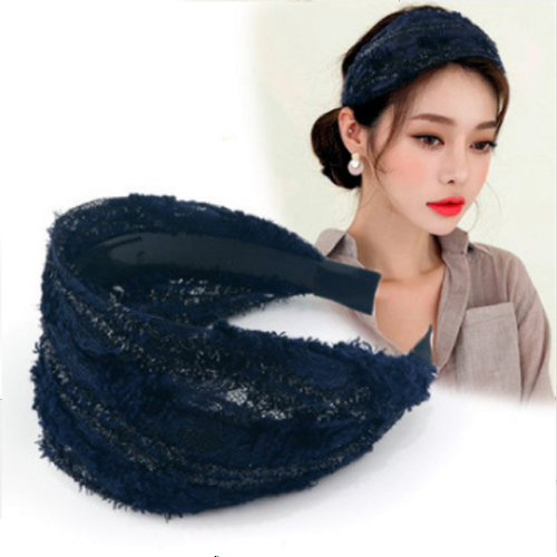 Bờm cài tóc nữ ren cao cấp bản to BN131