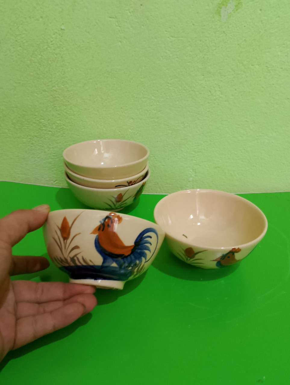Combo 10 chén con gà loại thường hàng như video