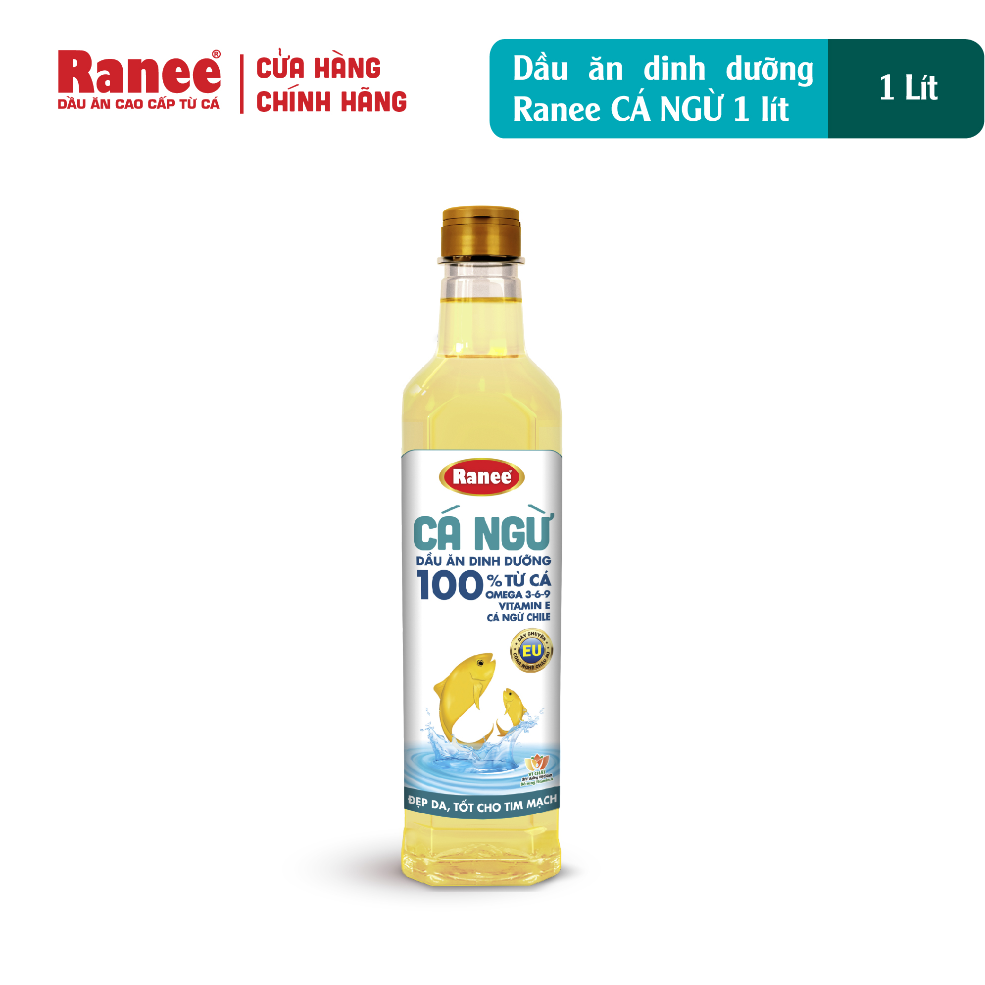 Dầu ăn Ranee CÁ NGỪ 1 lít