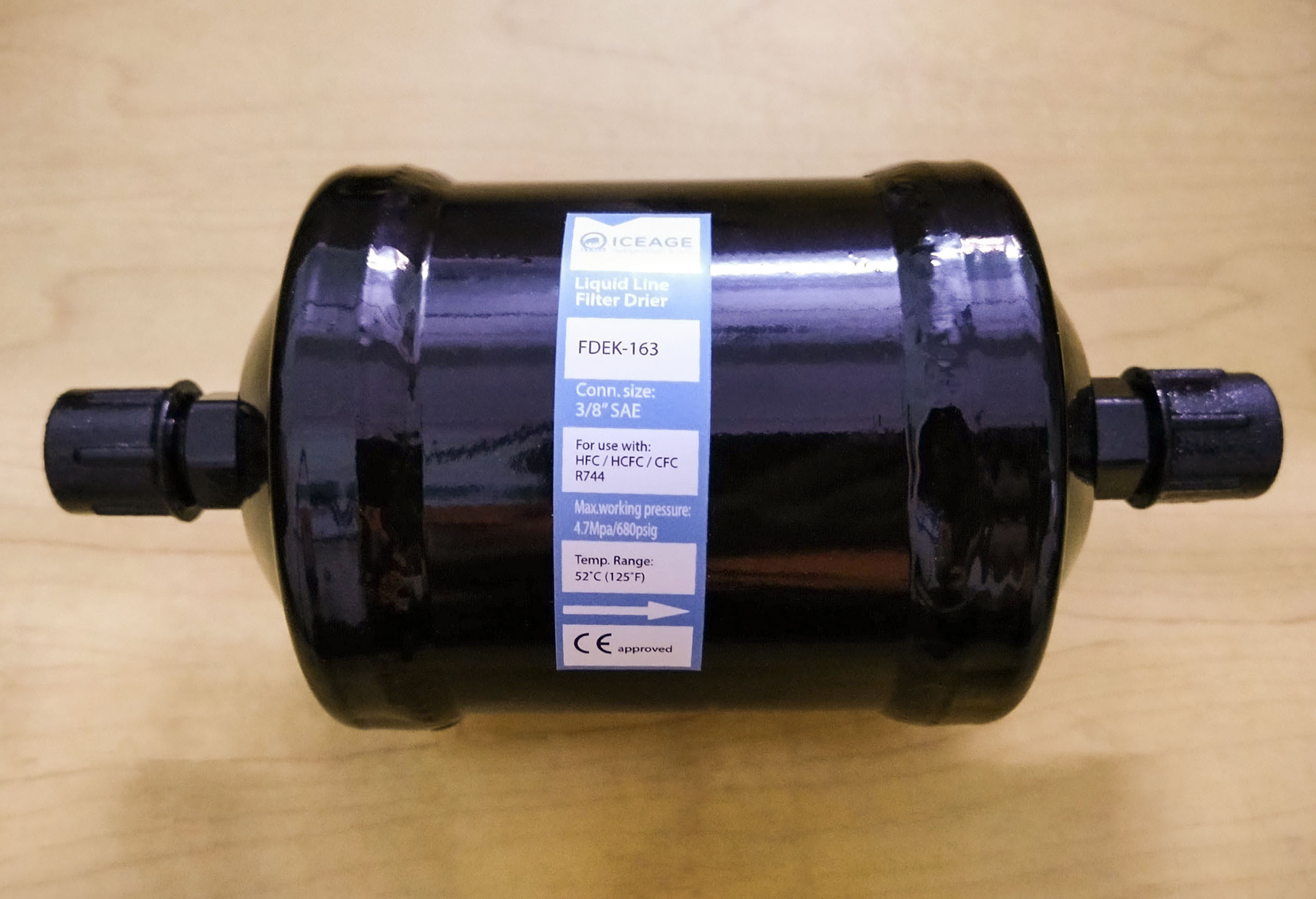 Filter drier - Phin lọc gas lạnh kho lạnh phi 16 - Phin lọc ẩm kho lạnh, điều hòa phi 16