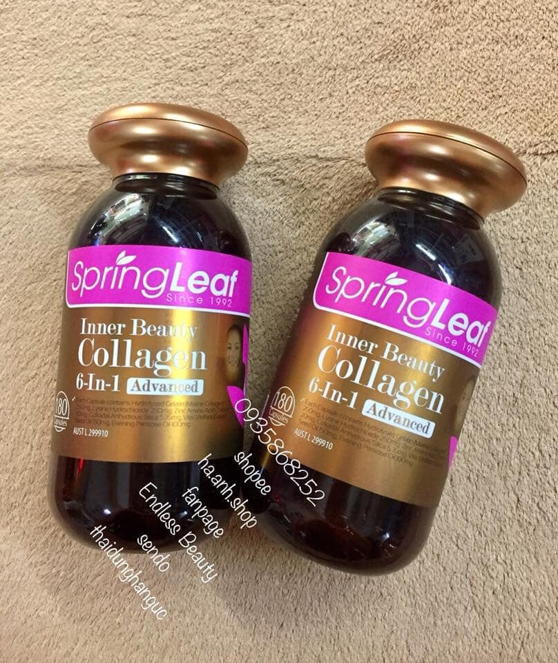 Springleaf Inner Beauty Collagen 6-In-1 Advanced 180 viên