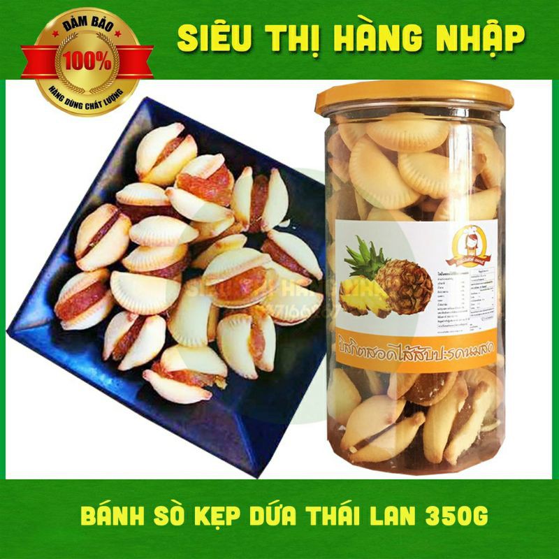 [HCM]Bánh sò kẹp nhân khóm