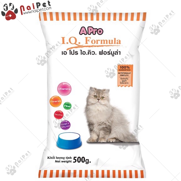 Thức Ăn Hạt Khô Cho Mèo Apro IQ Formula 500g