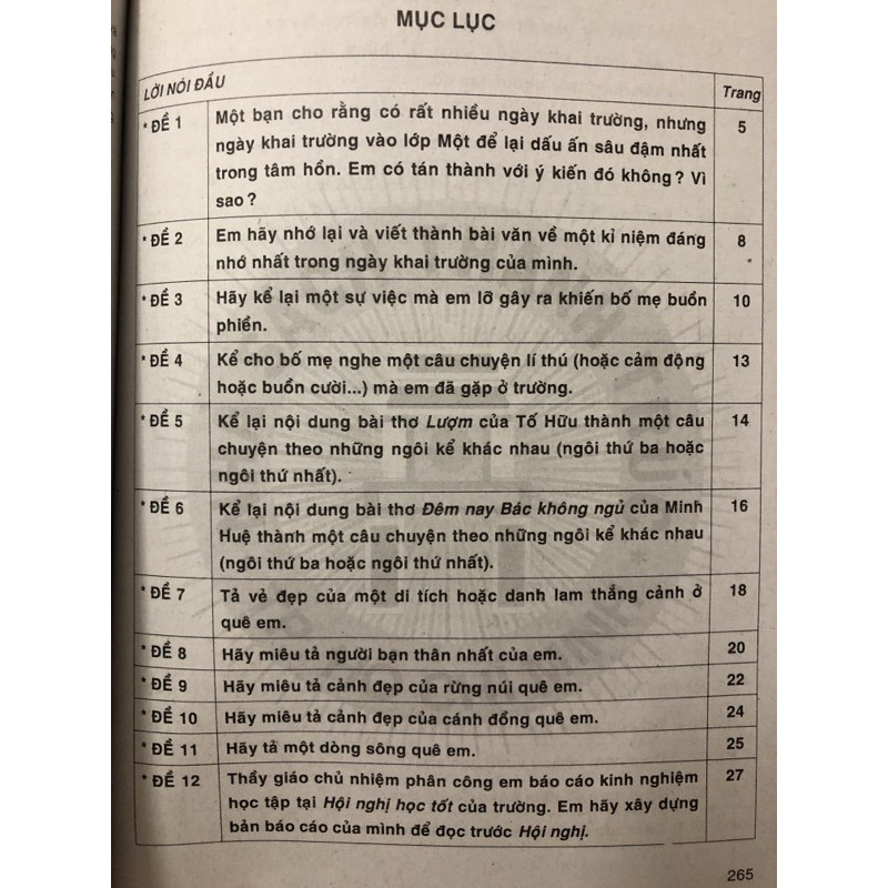 Sách - Những Bài Tập Làm Văn Mẫu Lớp 7 (Tập 1)