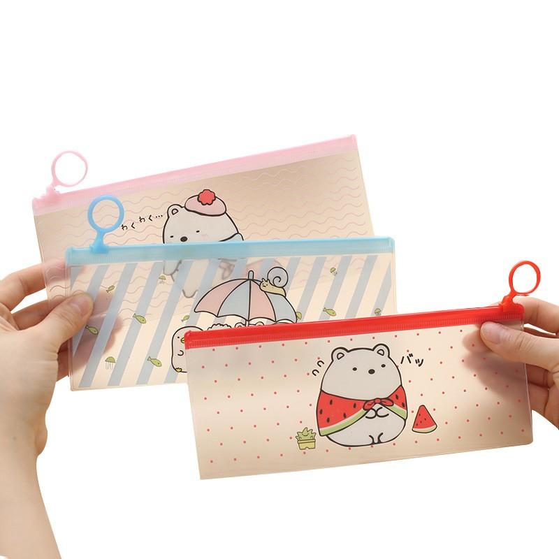 Combo 2 chiếc túi đựng bút mèo béo kute