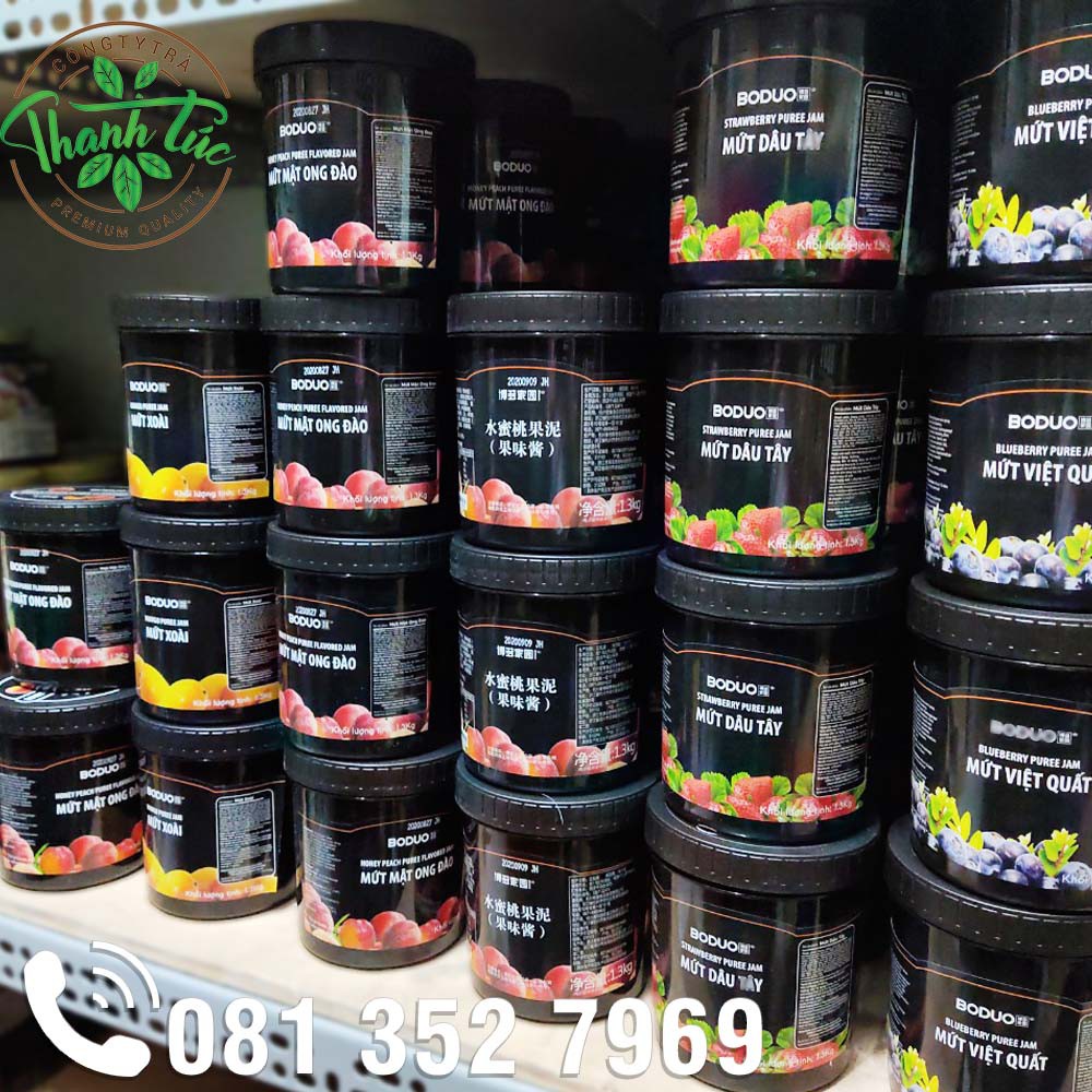 Mứt Boduo Bưởi Đỏ Hủ 1kg