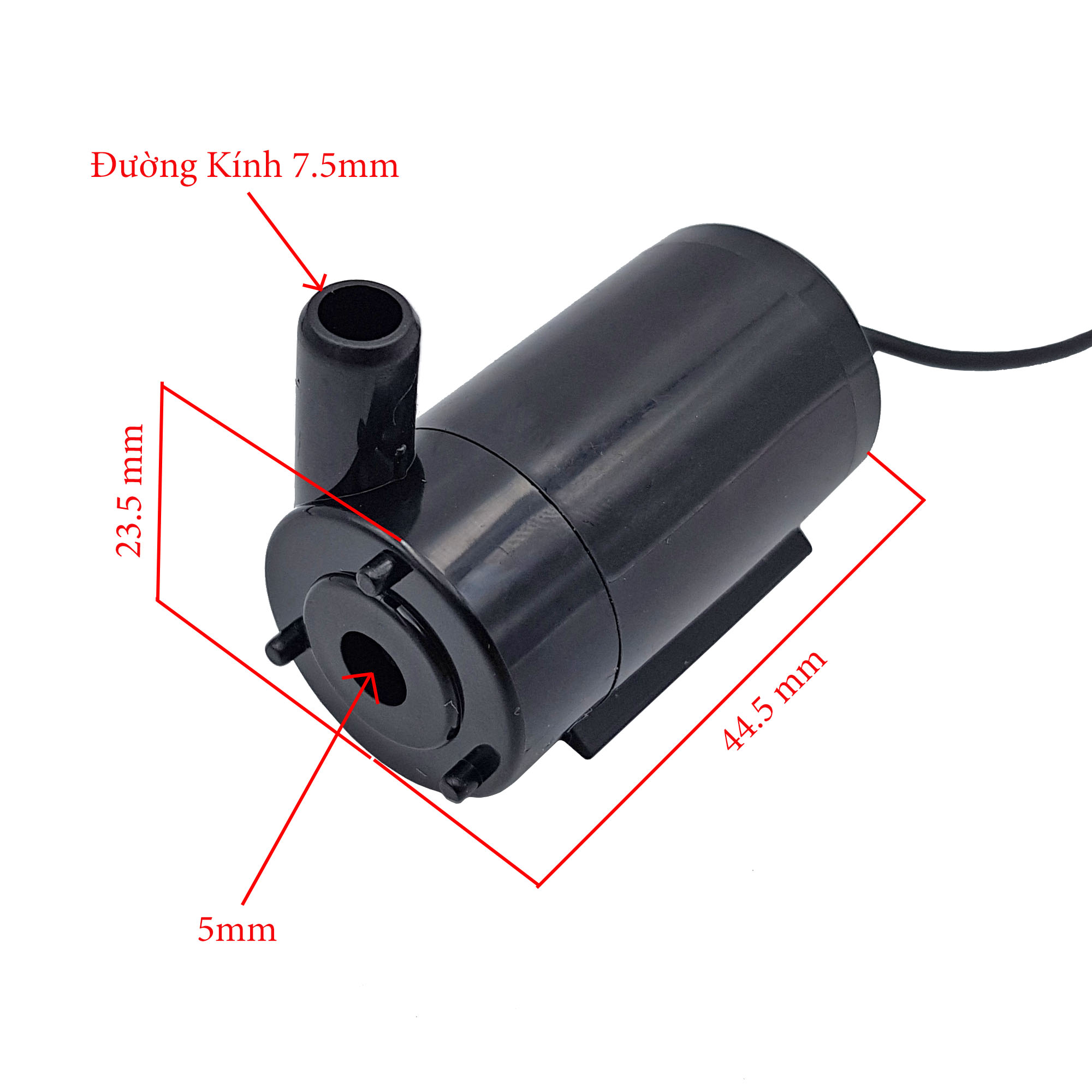 Động cơ bơm chìm mini 5V, 5V USB