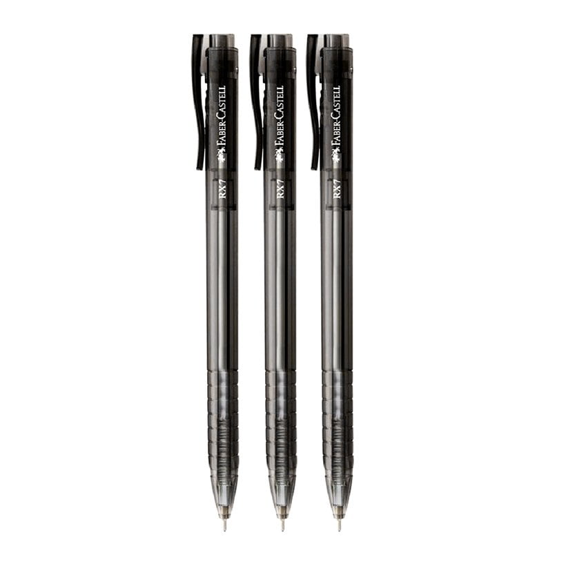 Faber-castell-545499p- bút bi rx7 0.7, black