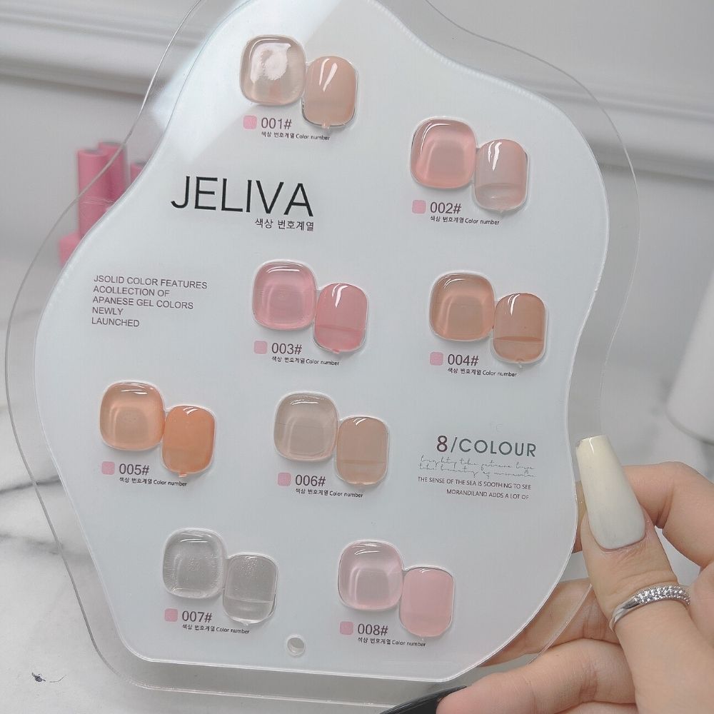Set Sơn thạch Jeliva 8 màu