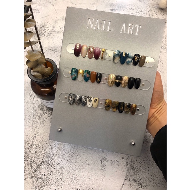 Bảng trưng mẫu móng inox hot mới