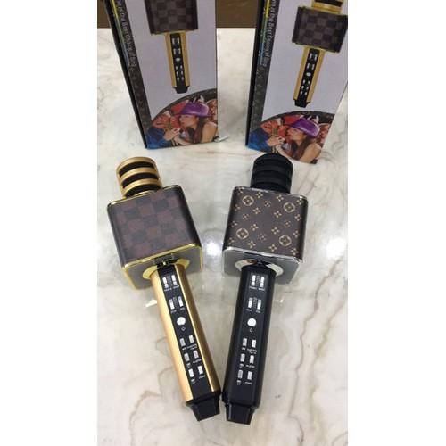 Mic hát kèm loa bluetooth karaoke SD 18 Mic hát kèm loa