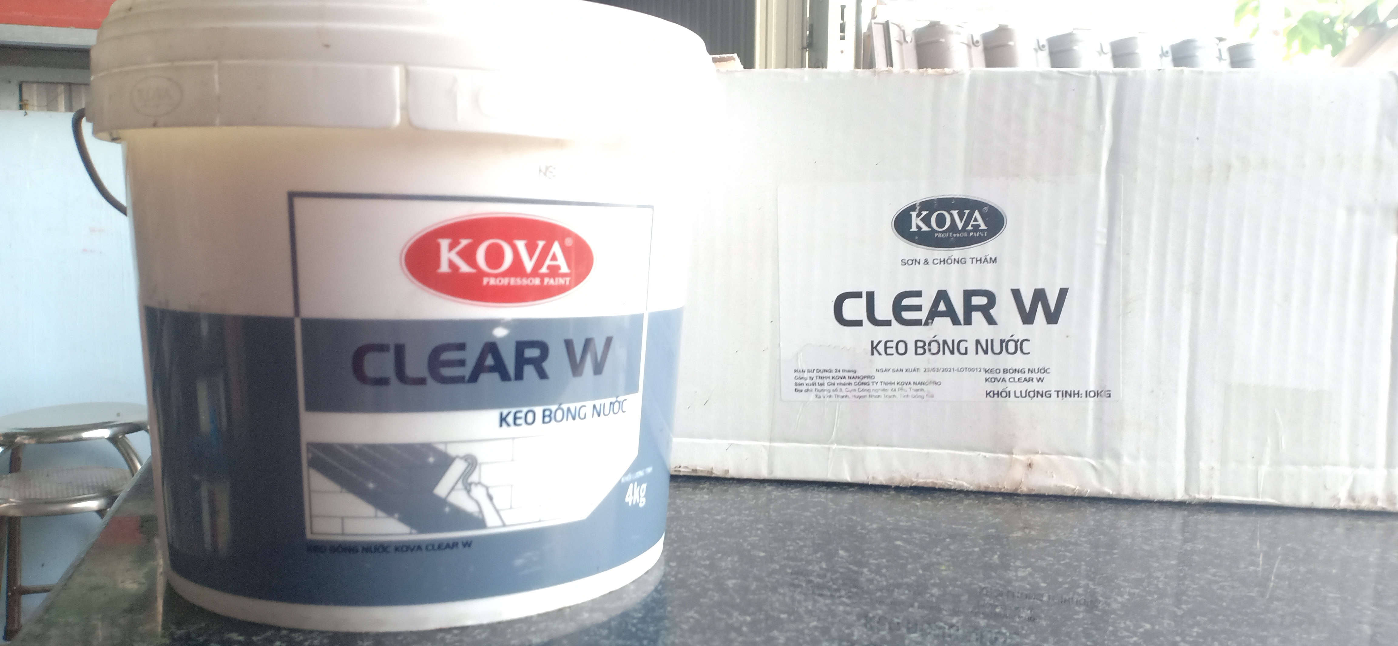 keo bóng nước W KOVA(1KI)*sơn kova chính hãng*