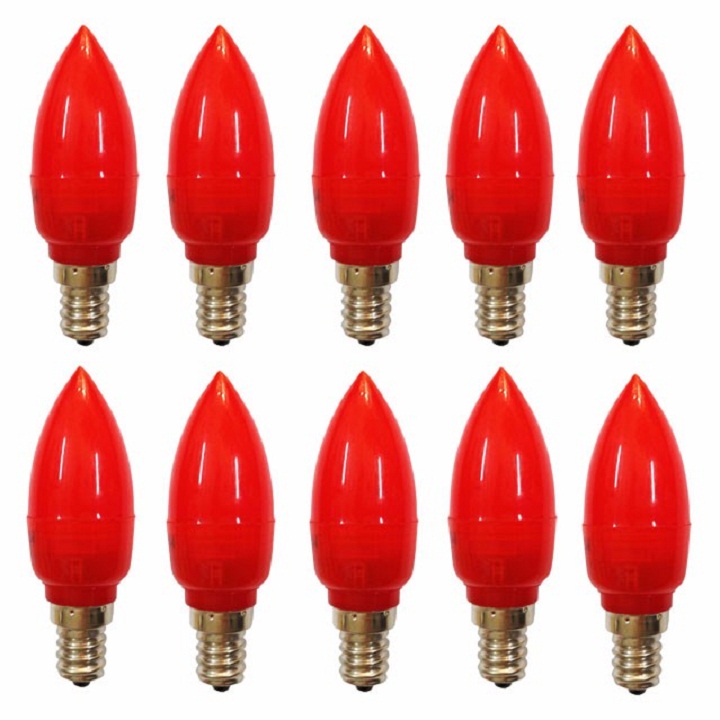[HCM]COMBO 2 BÓNG TRÁI ỚT LED E12ĐUÔI ĐÈN E12 DÙNG ĐÈN THỜ