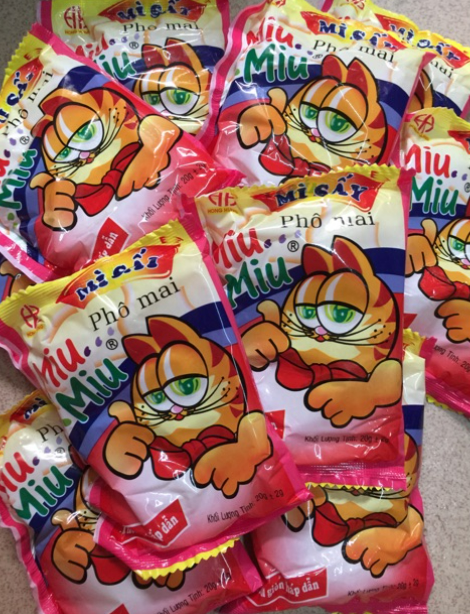 mì trẻ em Miu Miu tuổi thơ vị phô mai