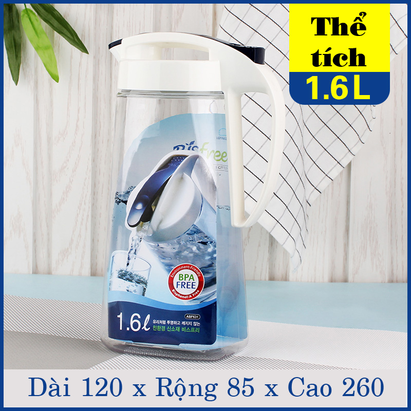 Bình nước, bình đựng nước Lock and Lock Bisfree One Touch ABF631 (1.6L) & ABF632 (2L)
