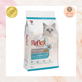 Hạt cho mèo Reflex hỗ trợ tiệt trùng đường ruột cho mèo trưởng thành gói 2kg Bé Ba Petshop thumbnail