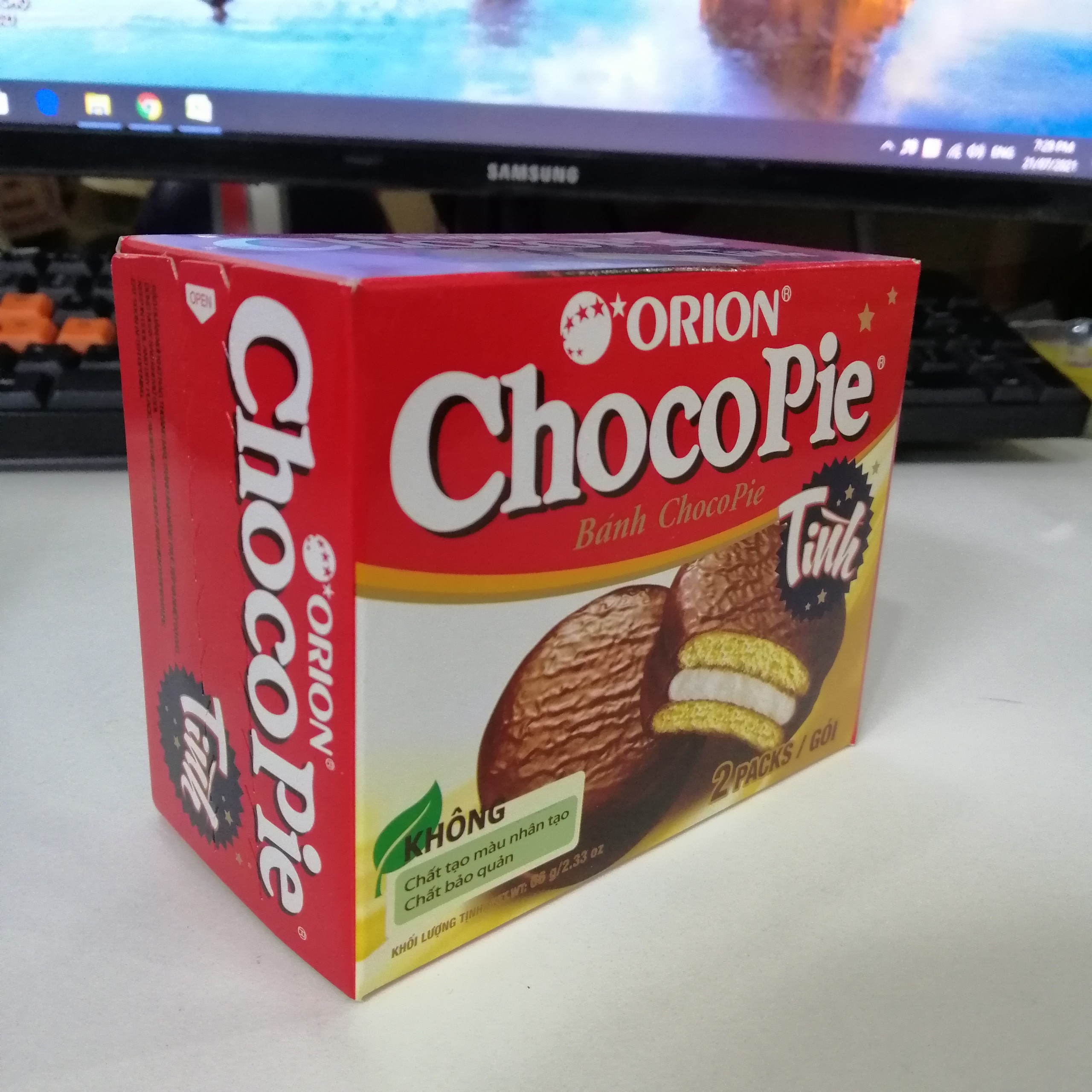 Bánh Choco Pie Orion (Hộp 2 cái)