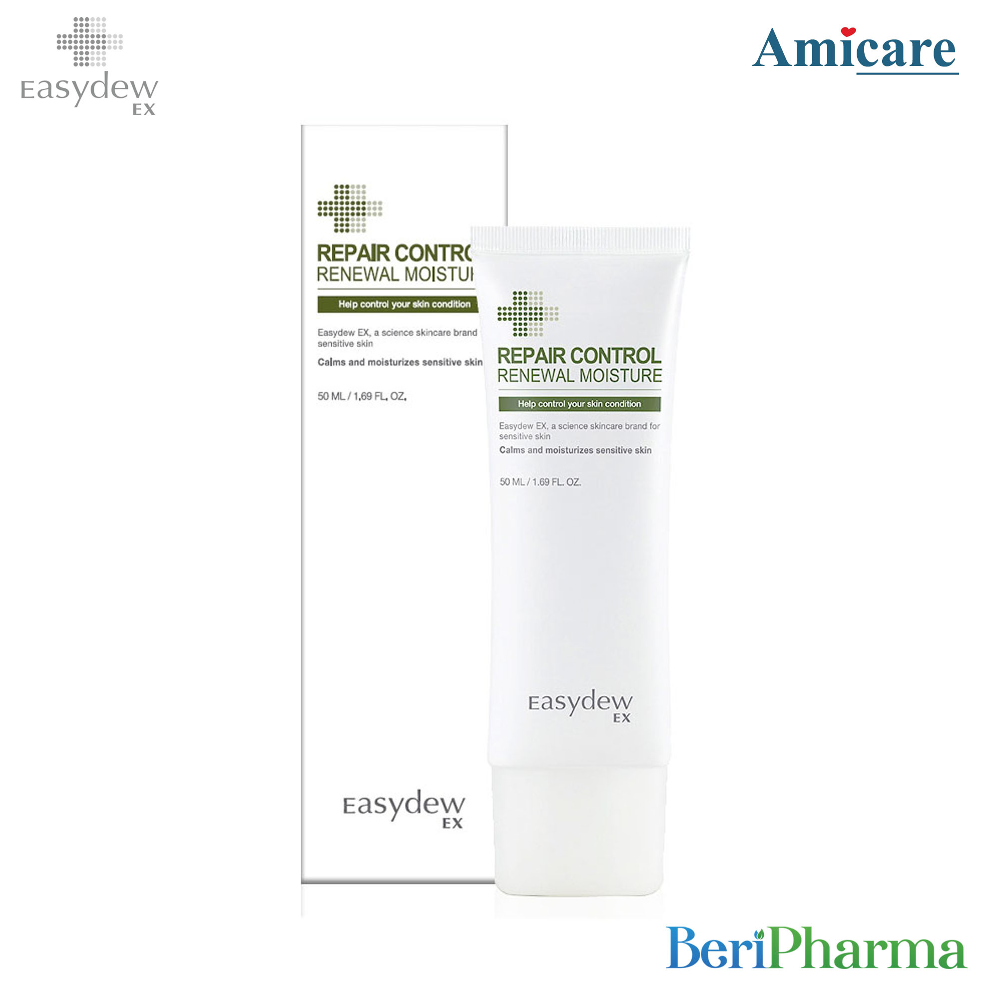 Easydew Kem Dưỡng Ẩm Làm Dịu, Phục Hồi Da Sau Tổn Thương Post Laser Synergy Cream 50ml