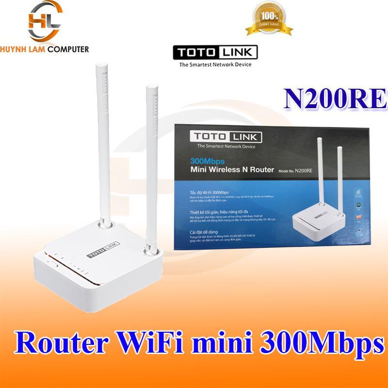Router WiFi - Thiết bị phát WiFi Totolink N200RE 2 angten tốc độ 300Mbps DGW phân phối
