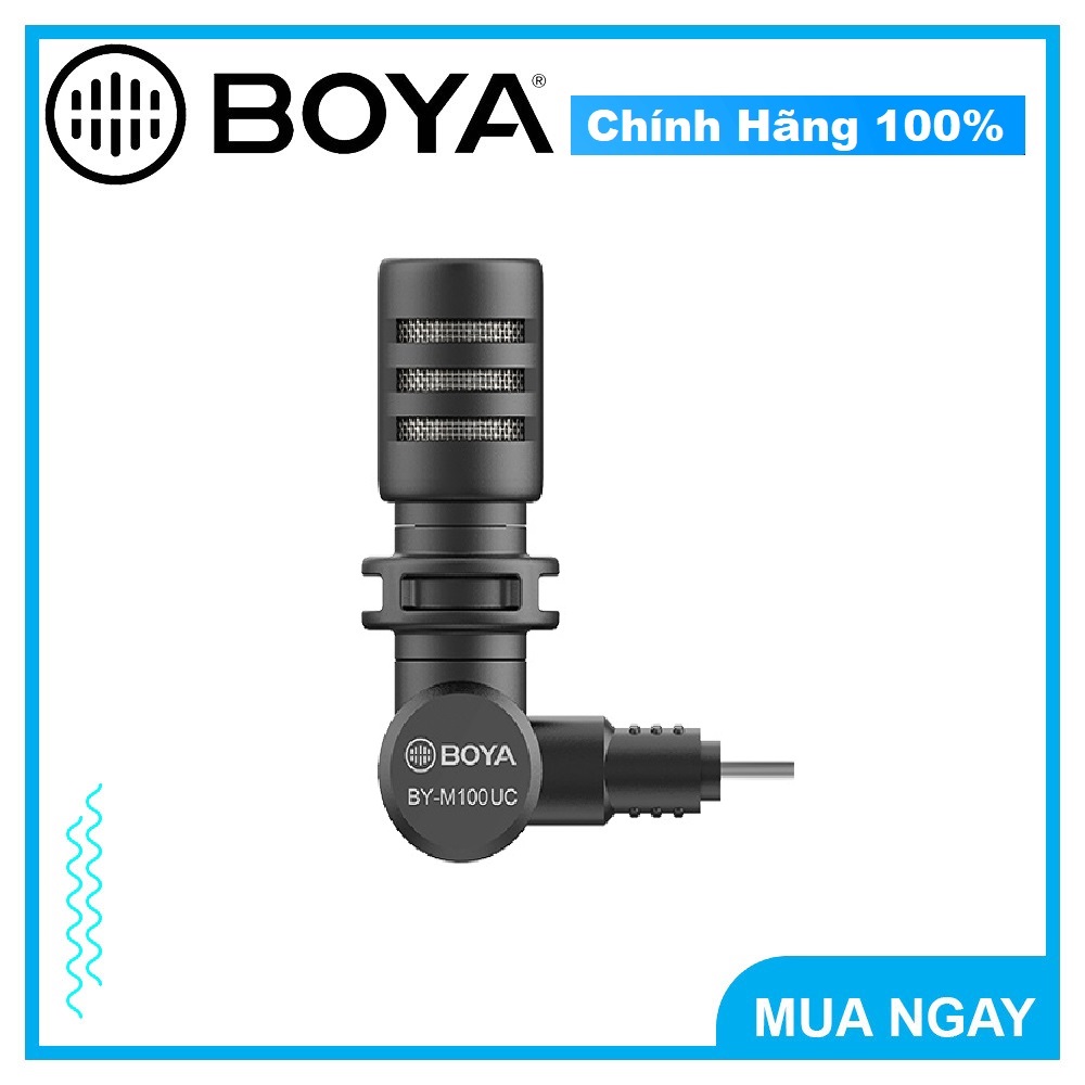 Mic thu âm Mini Cổng Type-C dành cho thiết bị Android - BOYA BY-M100UC (FB337)