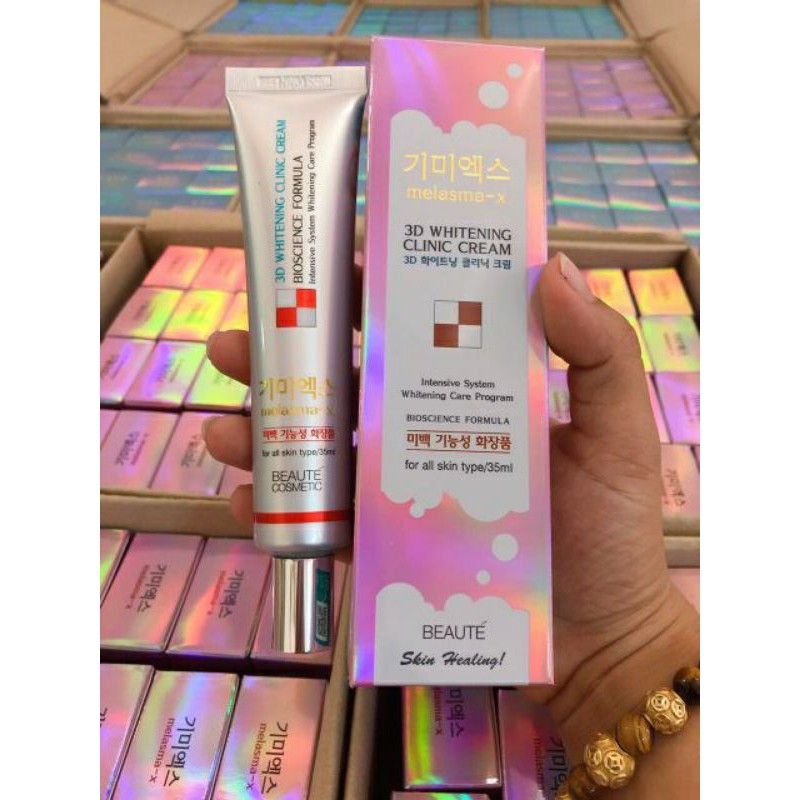 Kem nám, tàn nhang Melasma-x 3D whitening clinic cream Hàn Quốc