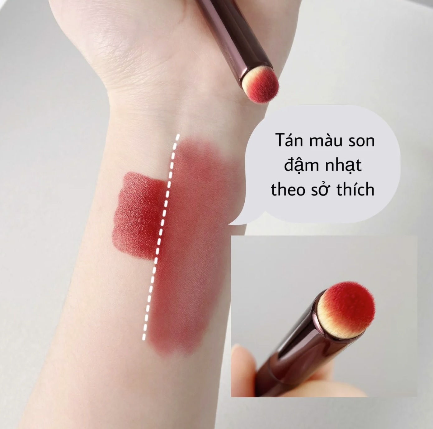 [Chính hãng] Cọ tán son, cọ trang điểm môi, cọ tán son môi trang điểm