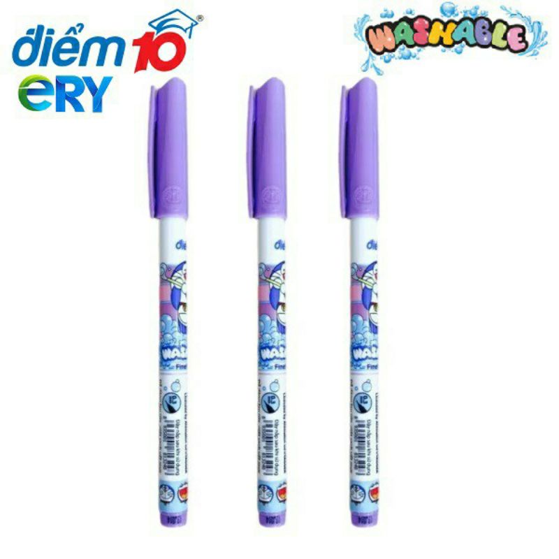 Hộp 10 Bút Lông Kim Doraemon Fl-08/Do