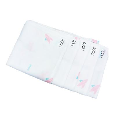 Set 5 khăn sữa Nous hình máy bay hồng