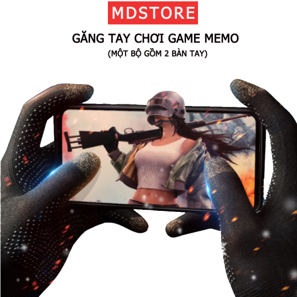 Bao tay chơi game chính hãng MEMO loại cả bàn tay, găng tay chơi FF PUBG, chống mồ hôi hiệu quả, cảm ứng cực nhạy