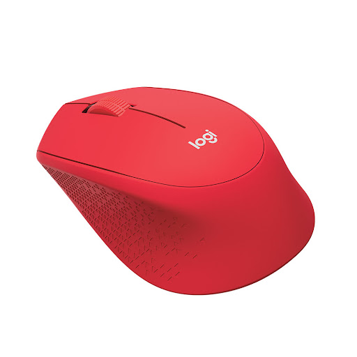 Chuột máy tính không dây Logitech M331 Silent Plus (Đen/Đỏ/Xanh dương) - Bảo hành 12 tháng
