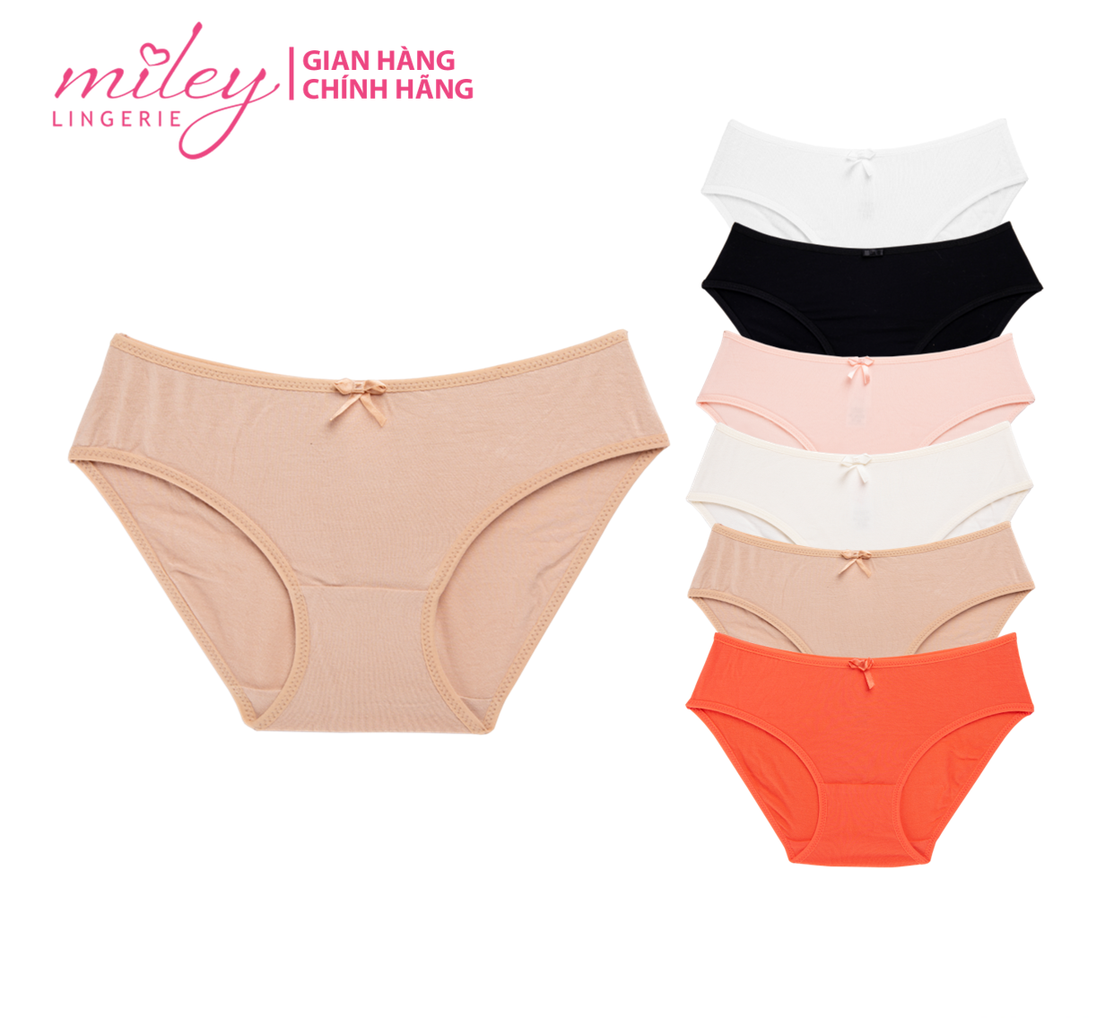 Combo 6 Quần Lót Modal Basic Kháng Khuẩn Tốt MILEY LINGERIE