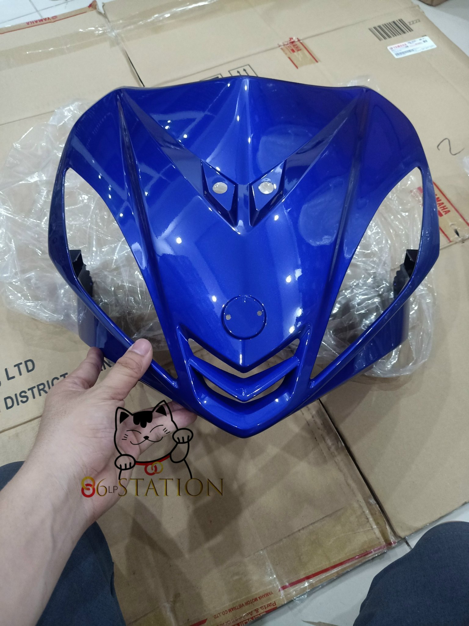 Mặt nạ exciter 2006 - 2010 xanh gp