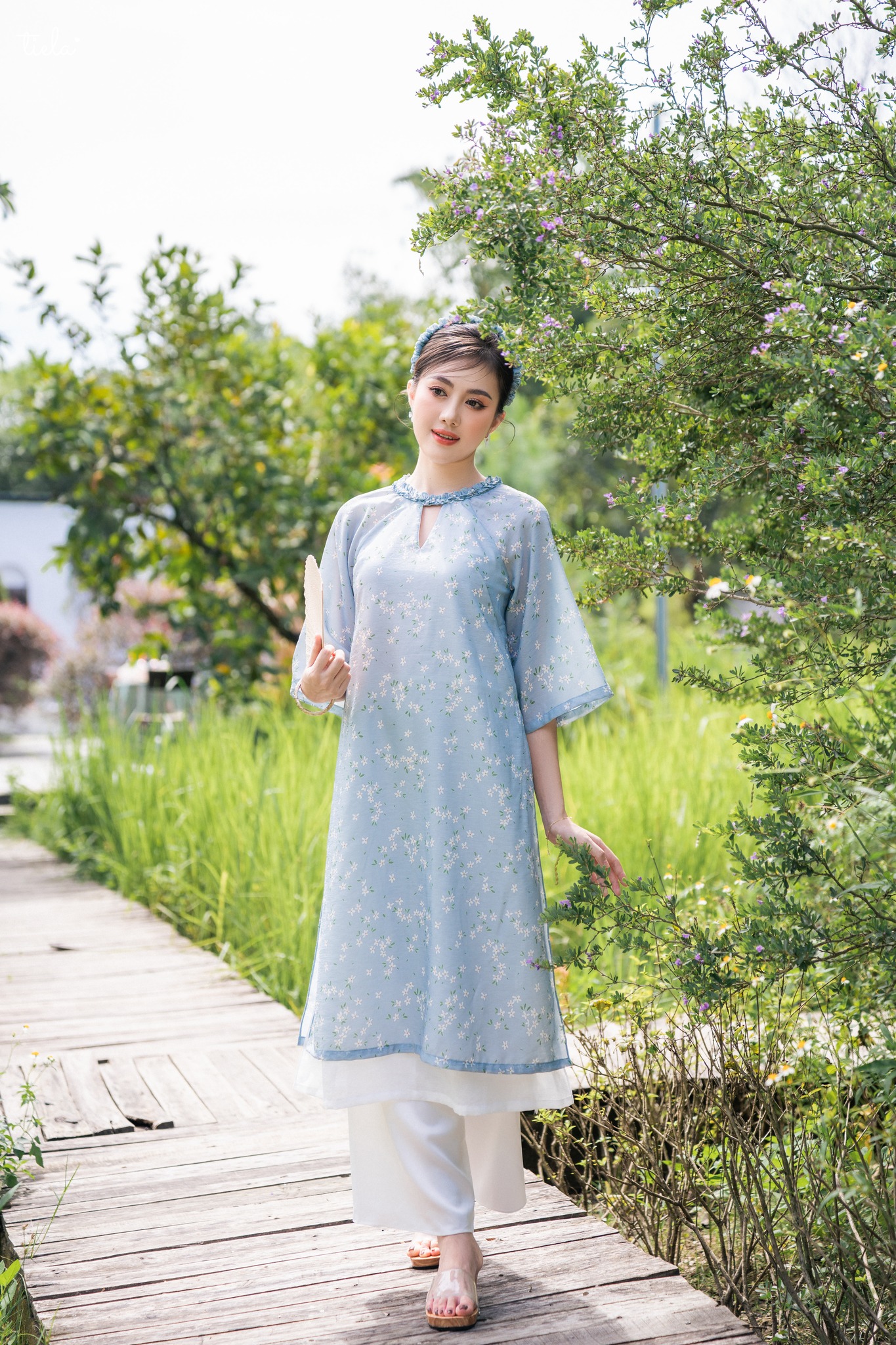 TIELA- Quần Áo Dài Trắng