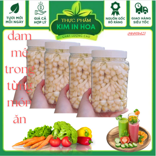 Củ Kiệu Muối Chua Ngọt Và Củ Kiệu Tươi