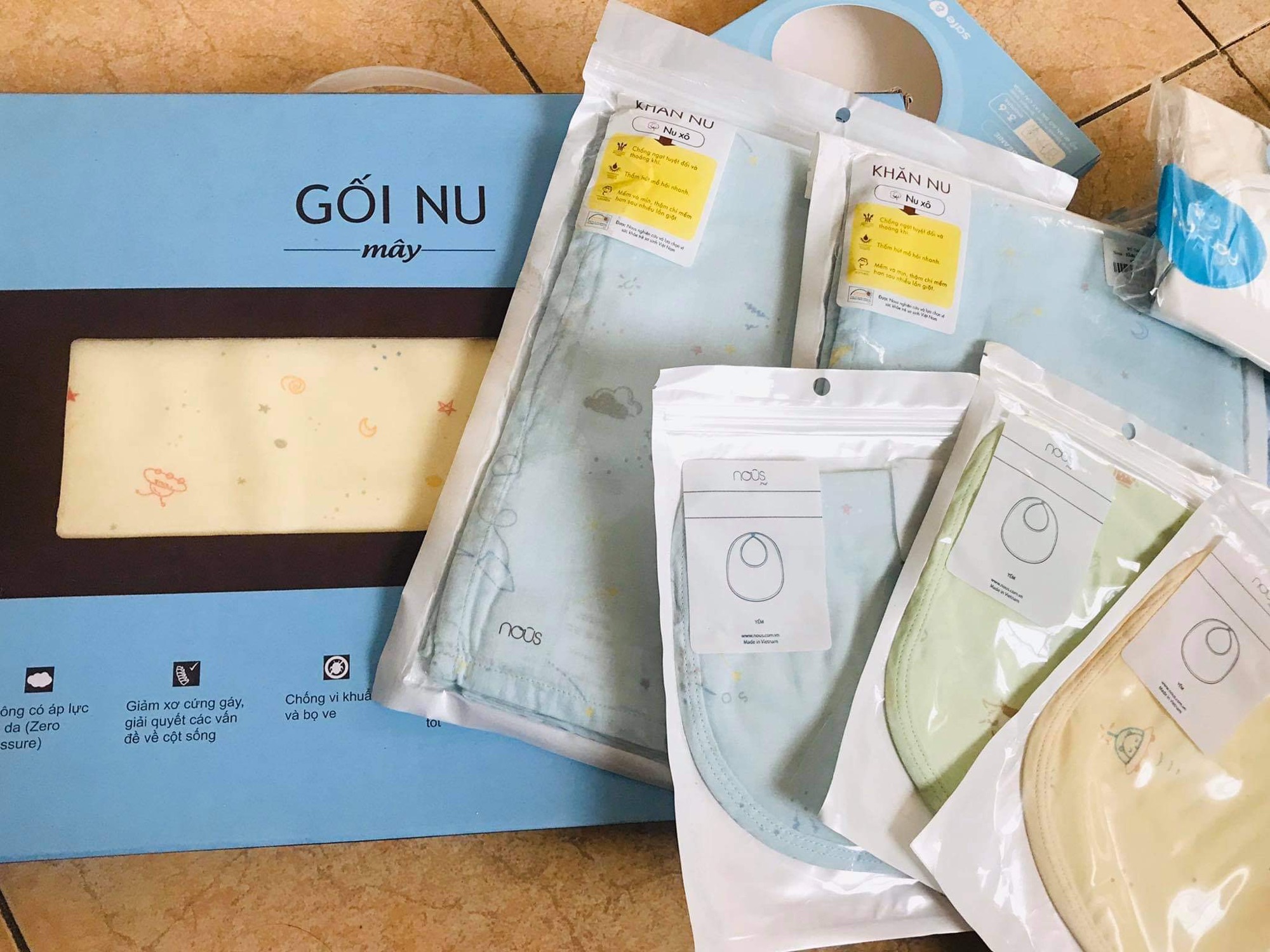Combo Đồ Sơ Sinh Bu và Nous cho bé yêu