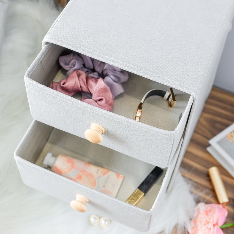 Tủ Vải Mini 3 tầng phong cách Hàn Quốc mới độc đáo