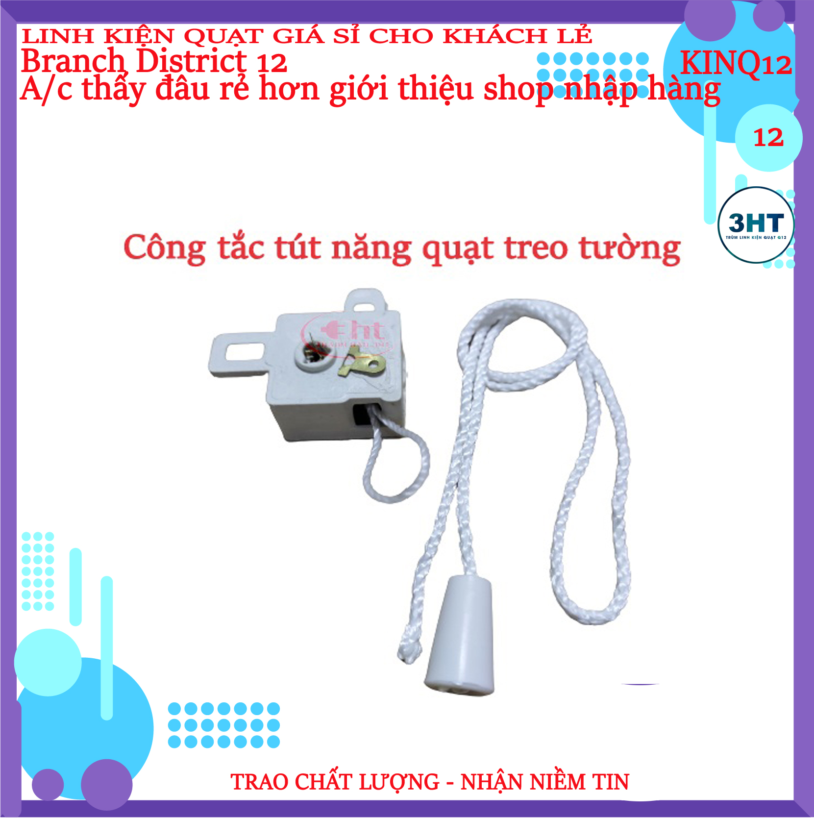 Vỏ Thân Quạt Treo Senko Mới Full Bộ