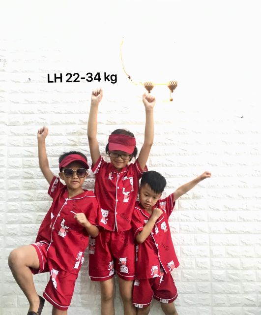 Bộ Pizama Cho Bé 22-34Kg