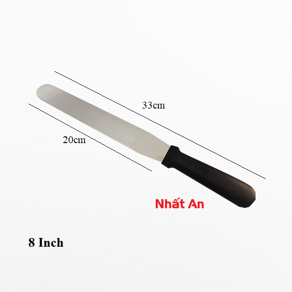 Dao chà láng thẳng cán nhựa 8"