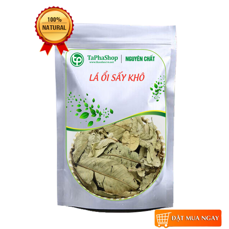 Lá ổi khô 1kg, Lá ổi khô hỗ trợ giảm cân, Trà lá ổi khô ngừa tiểu đường- Tấn Phát
