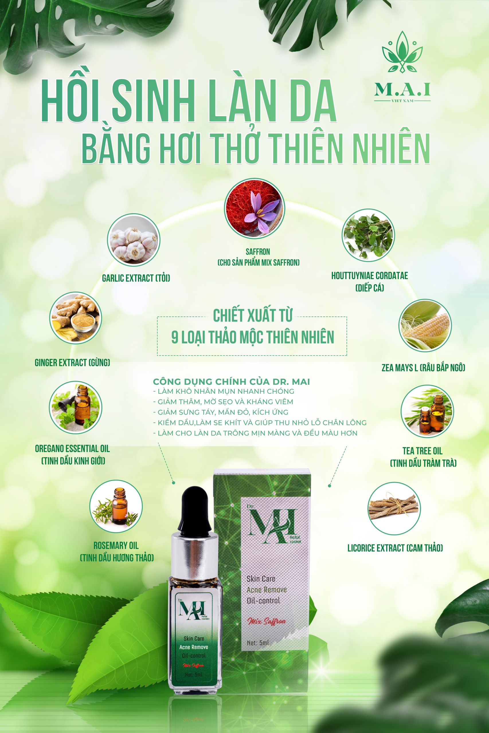 SERUM DR MAI NGUYÊN CHẤT ( mẫu mới 6ml )