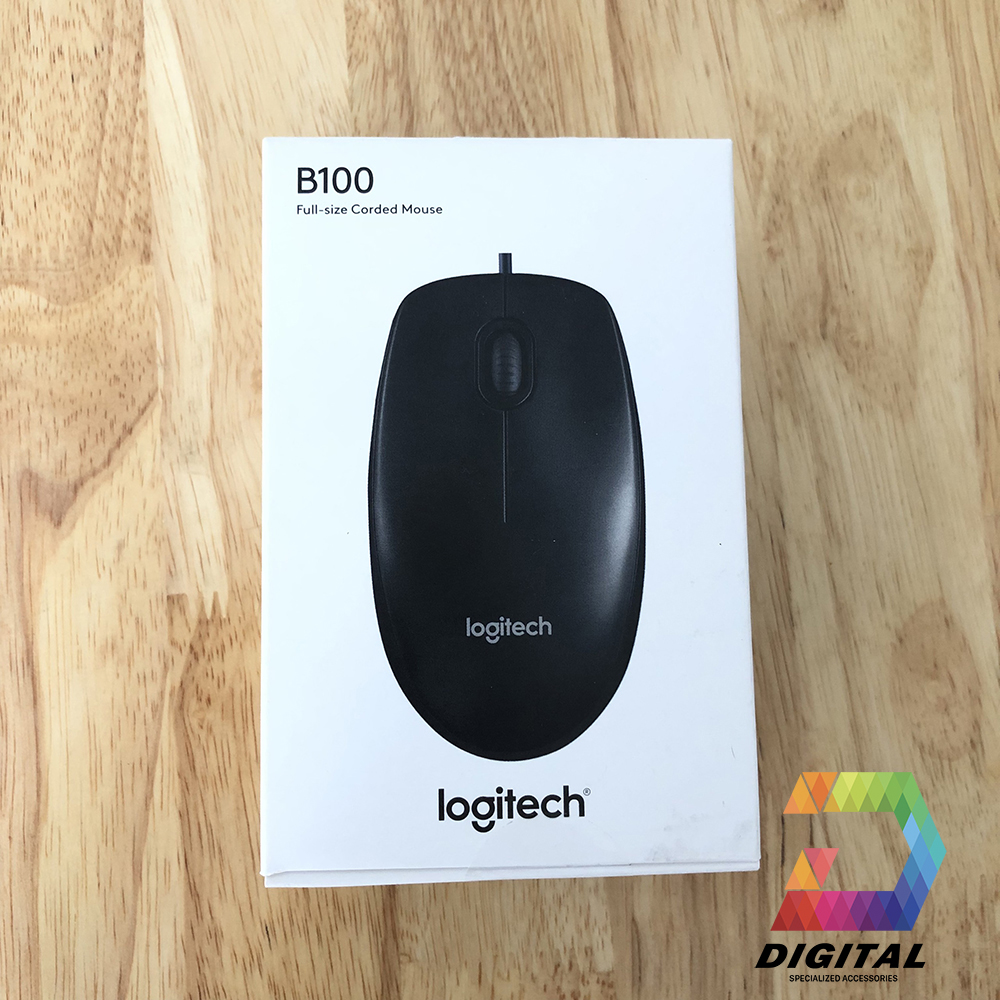 Chuột Có Dây Logitech B100 Chính Hãng Bảo Hành 12 Tháng