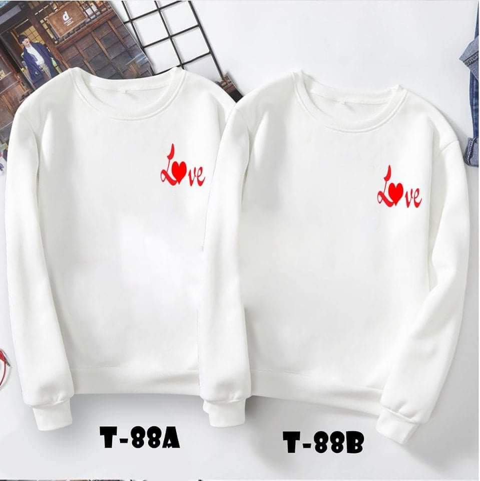 [FREESHIP] ÁO SWEATER ĐÔI IN HÌNH CUTE