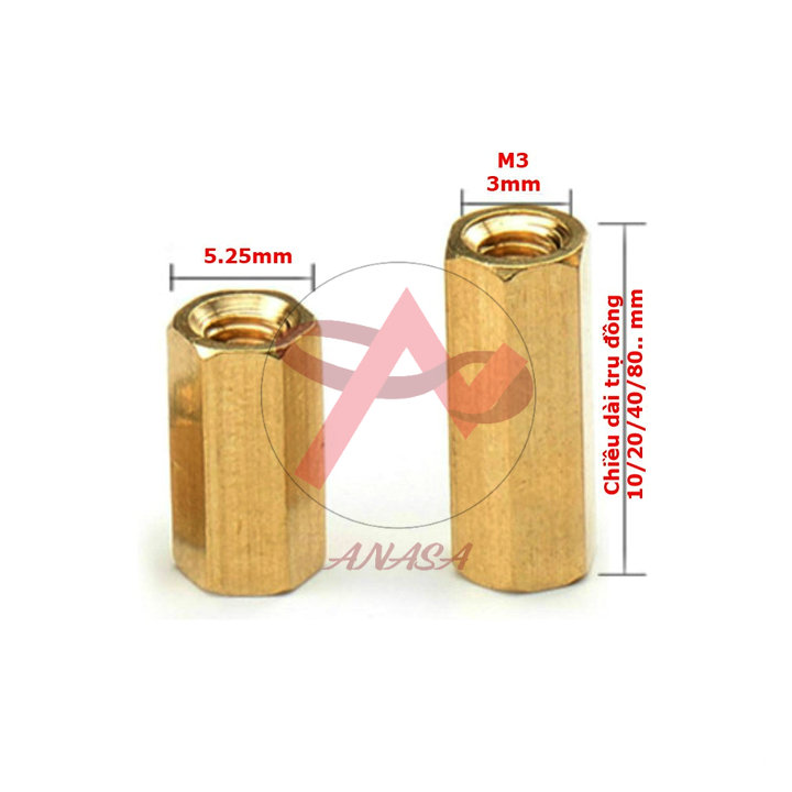 Cọc đồng phi 3 cái