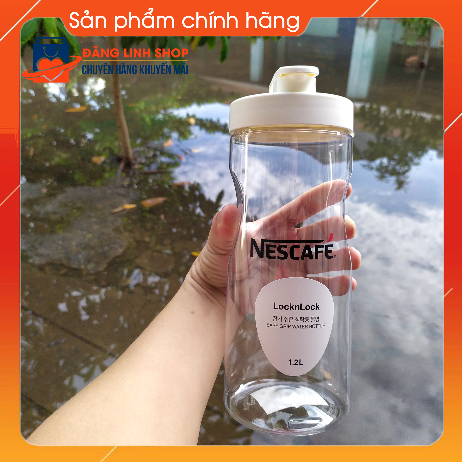 Bình đựng nước Lock & Lock dung tích 1.2L HAP813WHT