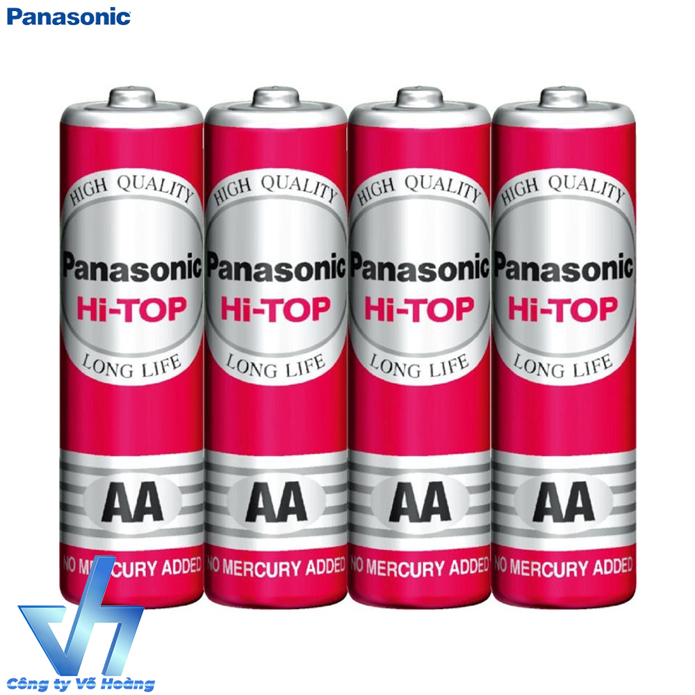 Bộ 4 pin AA Panasonic R6DT Heavy Duty không chảy nước, không chứa chì