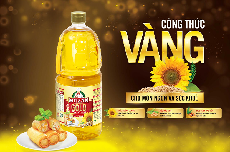 Dầu ăn cao cấp Meizan Gold can 2 lít