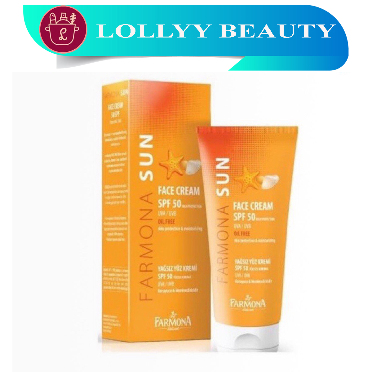 Kem Chống Nắng Da Dầu FARMONA SUN FACE CREAM SPF 50 OIL FREE